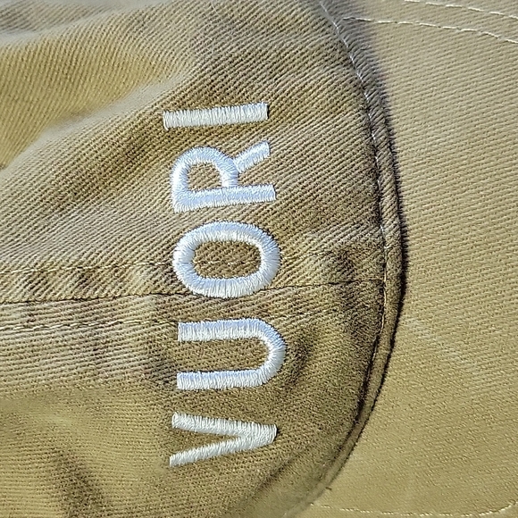 Vuori Baseball Cap Tan Logo Embroidered - Picture 2 of 8